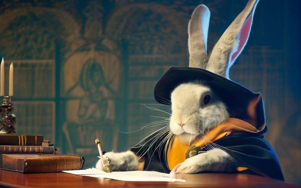 Rabbit scholar (cropped)